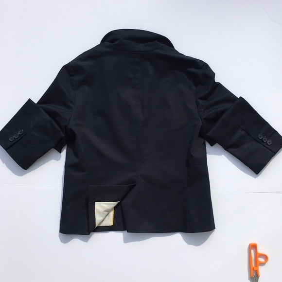 4/$20 GAP Woven Fitted Navy School Blazer sz 6 - Picture 5 of 7